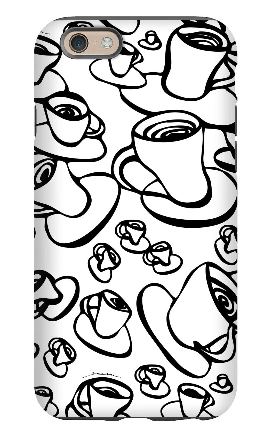 Amantes del café - Funda para iPhone
