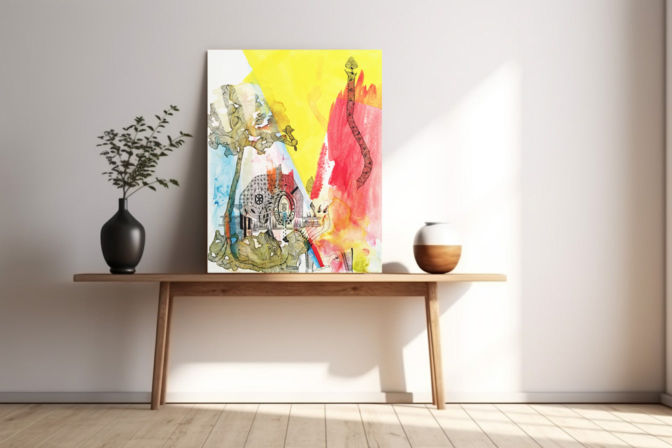 Renunciar a quienes somos - Pintura original de gran tamaño