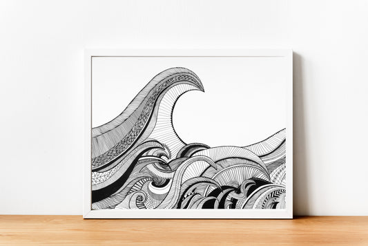 Las olas - Impression d'art