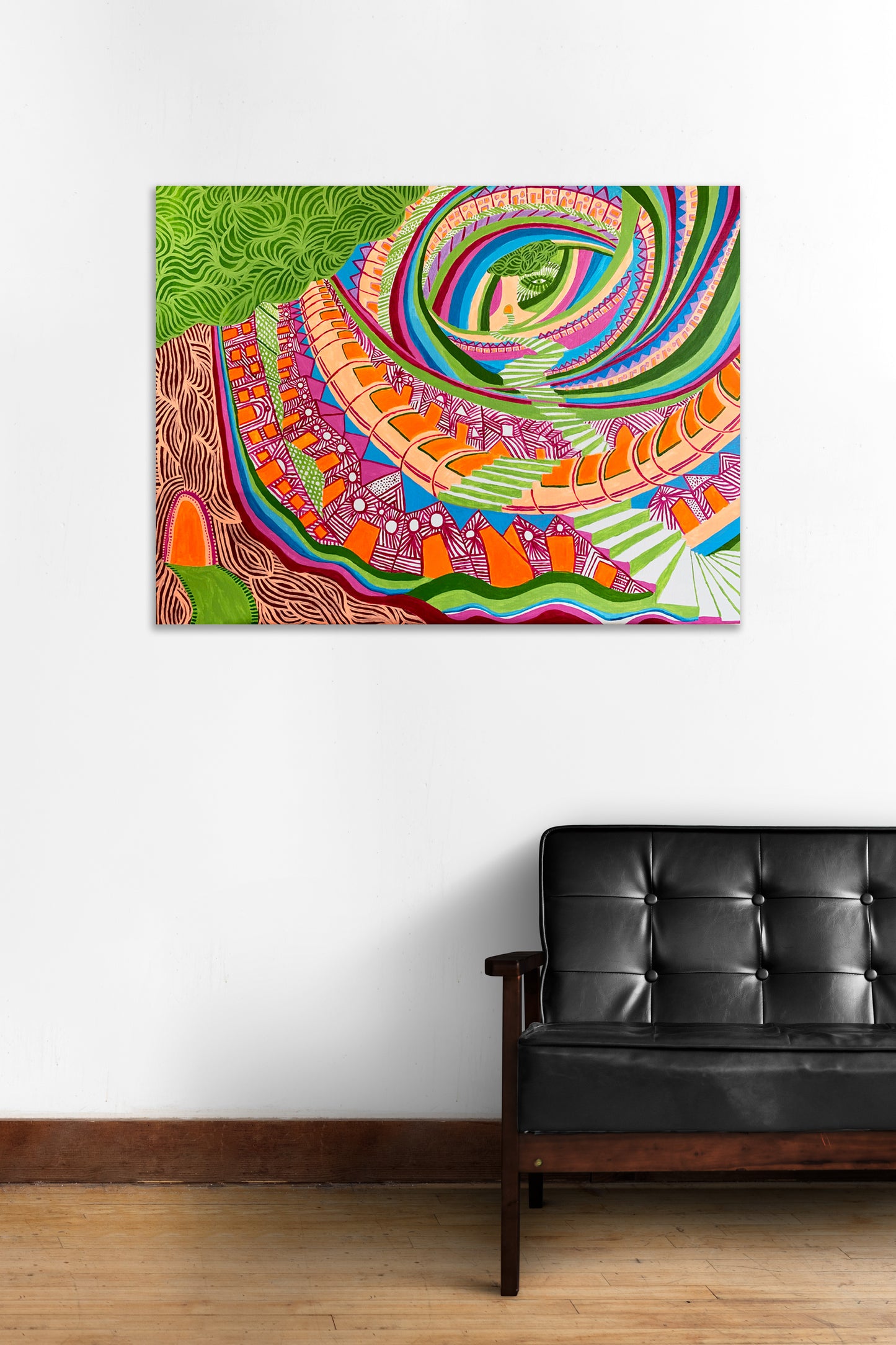 El fin es el principio - Pintura original grande