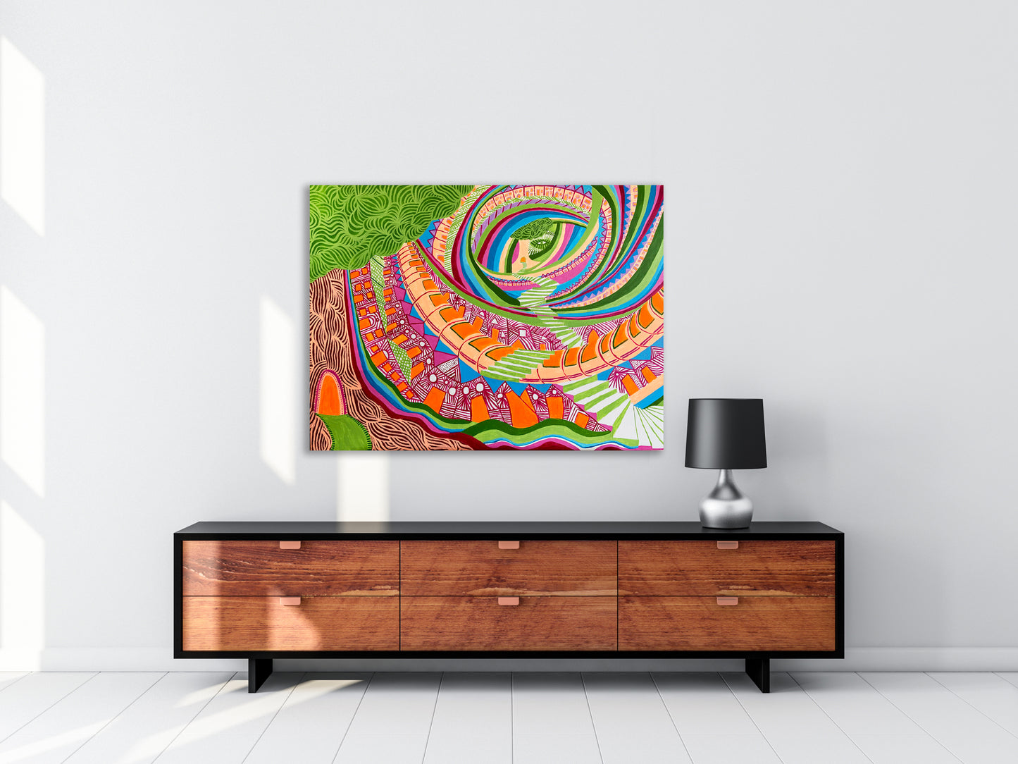 El fin es el principio - Pintura original grande