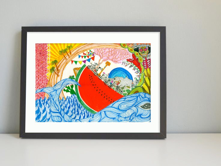 MEXIQUE - Impression d'art
