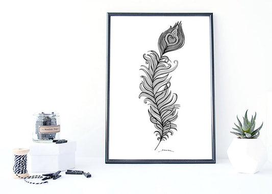 Plume Affiche d'art